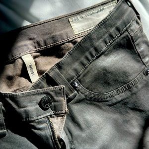 Rag and bone leggings grey coated